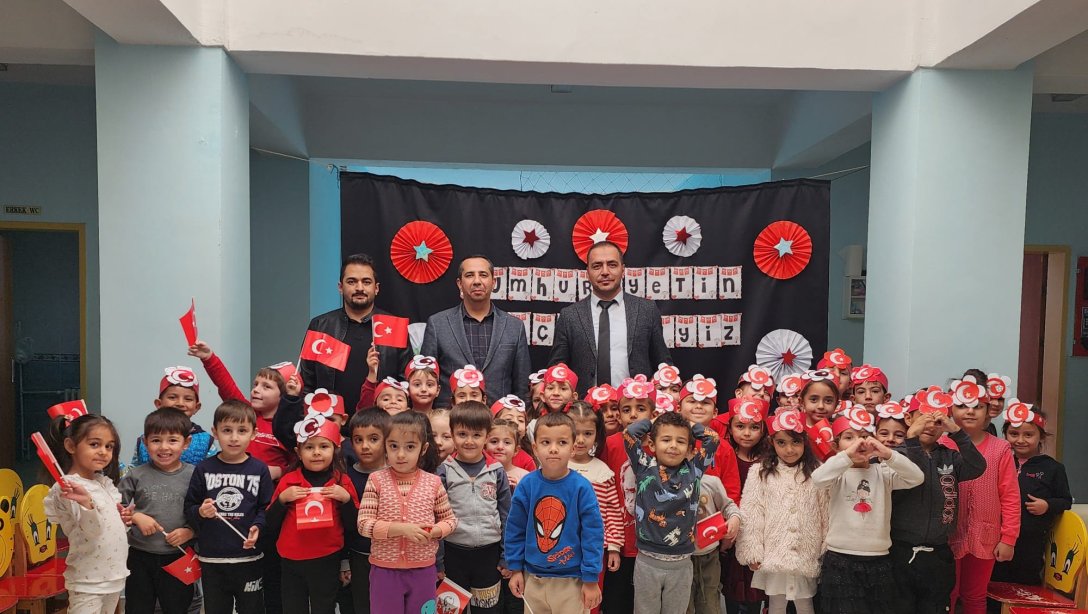 TOKİ Şehit Mahmut Fatih Bedir Anaokulunda Cumhuriyet Bayramı Coşkusu