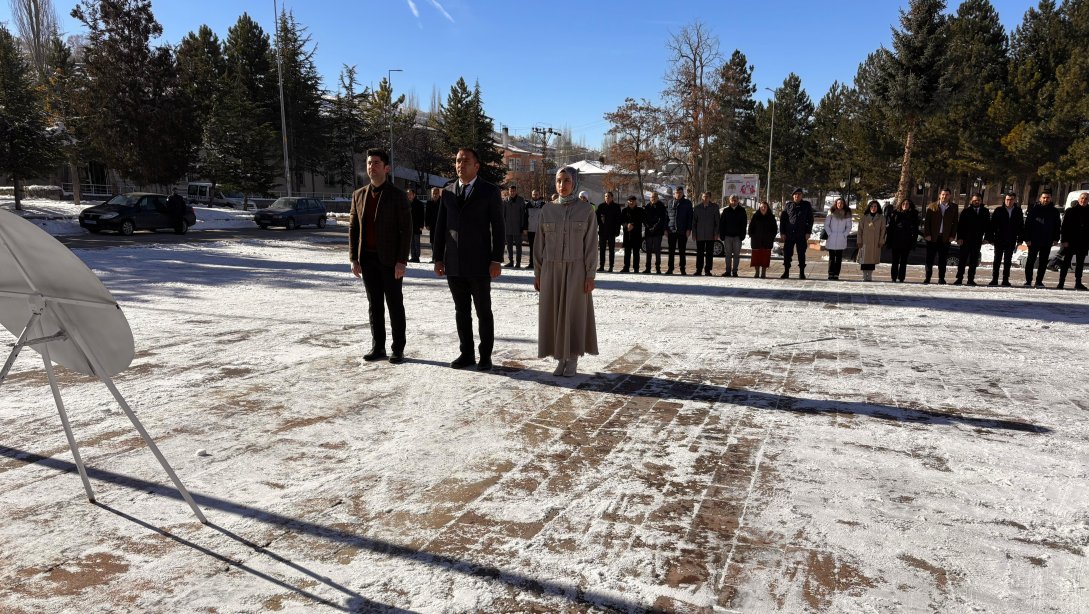 24 Kasım Öğretmenler Günü Çelenk Sunma Töreni